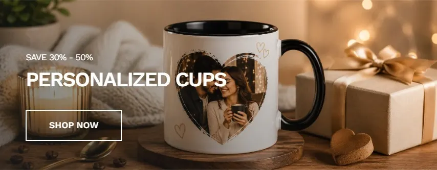 Personalized Cups — save 30% to 50%