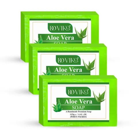 Doviko Aloe Vera Soap for Deep Hydration - Pack of 3x125g Doviko Aloe Vera Soap for Deep Hydration - Pack of 3x125g