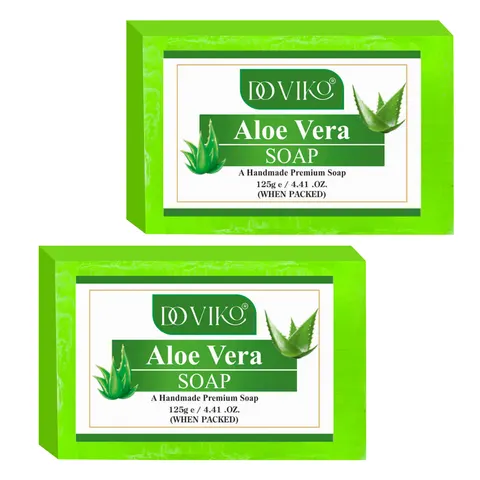 Doviko Aloe Vera Soap - Acne & Blemish Control - Pack of 2 (250 g) Doviko Aloe Vera Soap - Acne & Blemish Control - Pack of 2 (250 g)