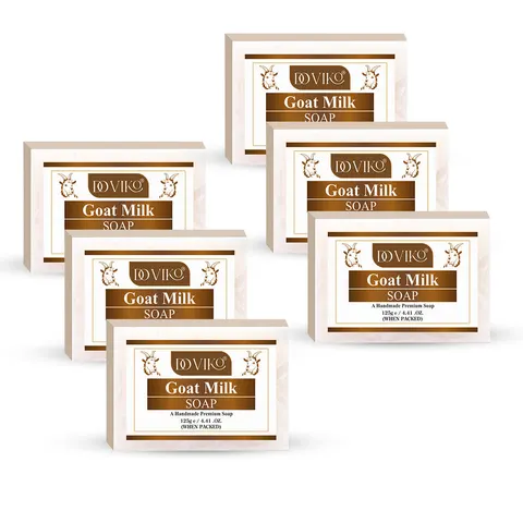 Doviko Goat Milk Soap - Pack of 6 (750gm) Doviko Goat Milk Soap - Pack of 6 (750gm)