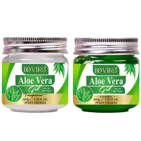 Aloe Vera Gel Green & Transparent Gel - Pack of 2 (200 g Each) Aloe Vera Gel Green & Transparent Gel - Pack of 2 (200 g Each)
