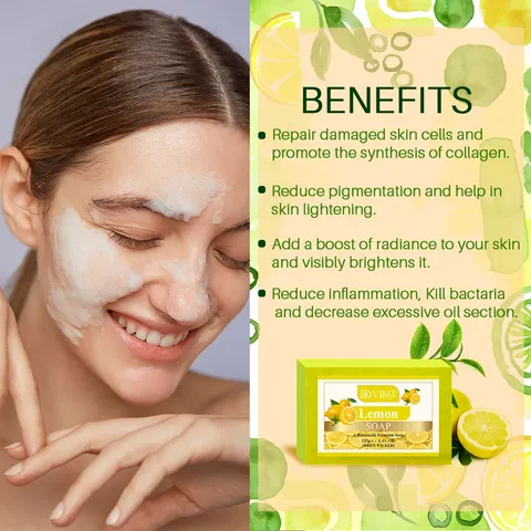 Buy Doviko Organic Lemon Soaps Combo - Pack of 6 (750 g) alternate view Buy Doviko Organic Lemon Soaps Combo - Pack of 6 (750 g) alternate view
