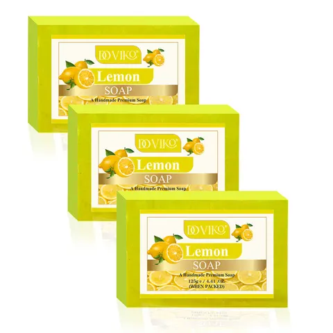 Doviko Lemon Soap for Glowing Skin - 3x125g Doviko Lemon Soap for Glowing Skin - 3x125g