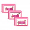 Doviko Rose Pure Soap - Front - Pack of 3 (375gm)