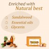 Doviko Handmade & Natural Sandalwood Soap - Ingredients - Pack of 6