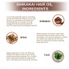 Doviko Natural Shikakai Hair Oil for Hair Growth - Pack of 1 (210 ML) - Ingredients